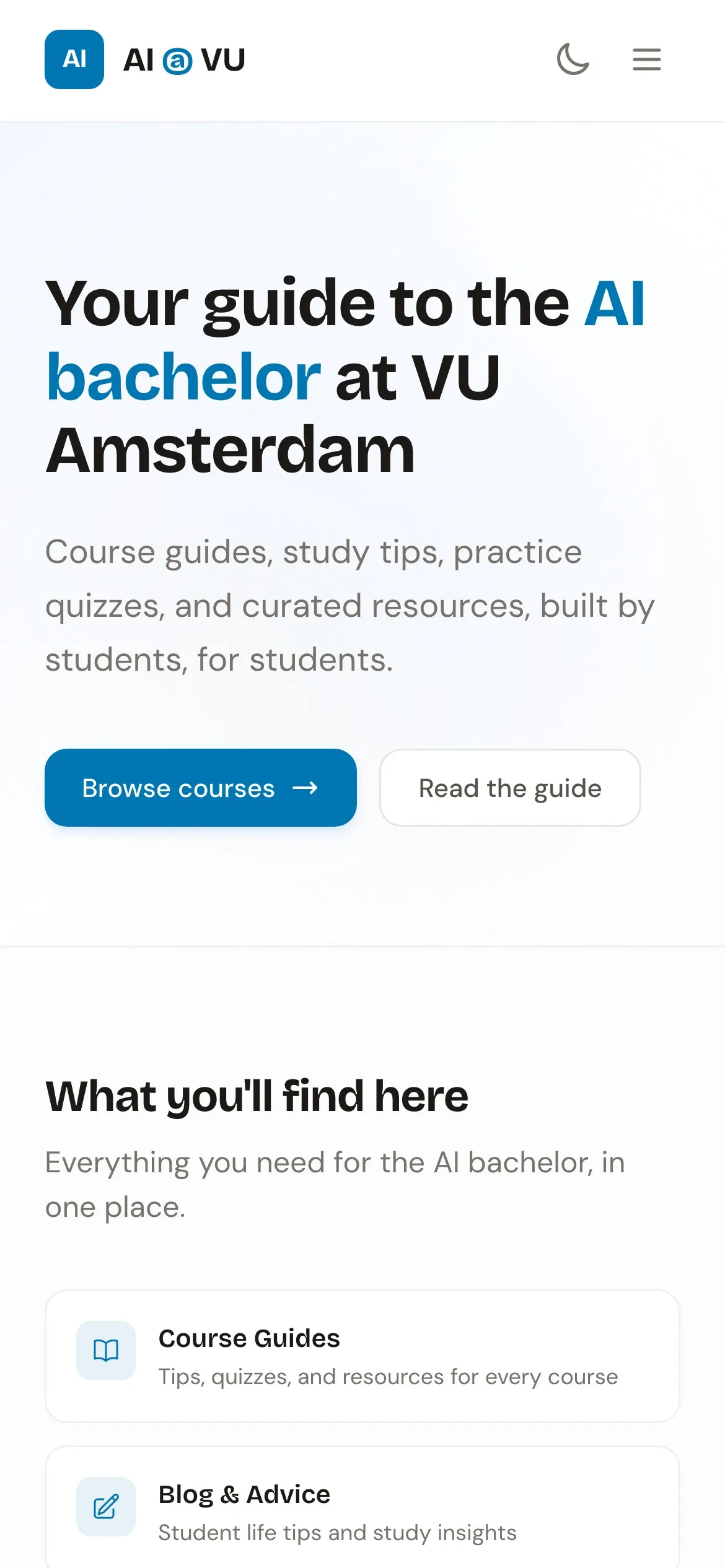 Mobile (iPhone @3x) homepage hero.